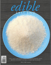 Edible East End magazine cover | high summer 2011